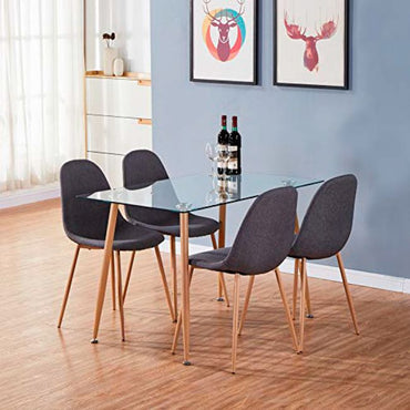 Mesa De Vidrio Rectangular 140x90 cm