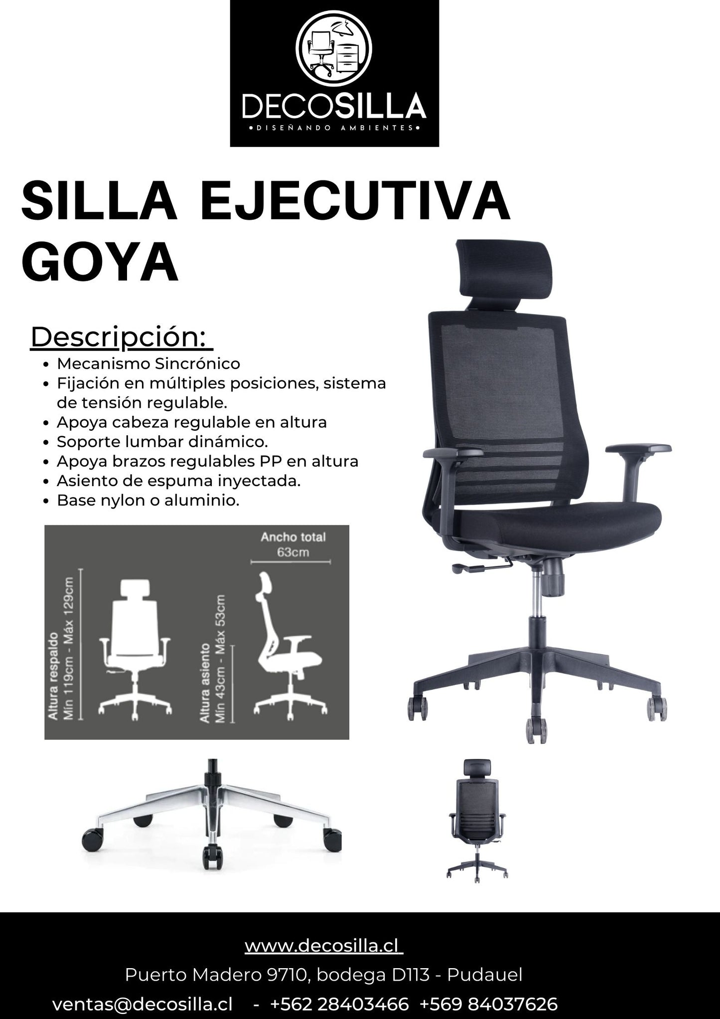 Silla Goya
