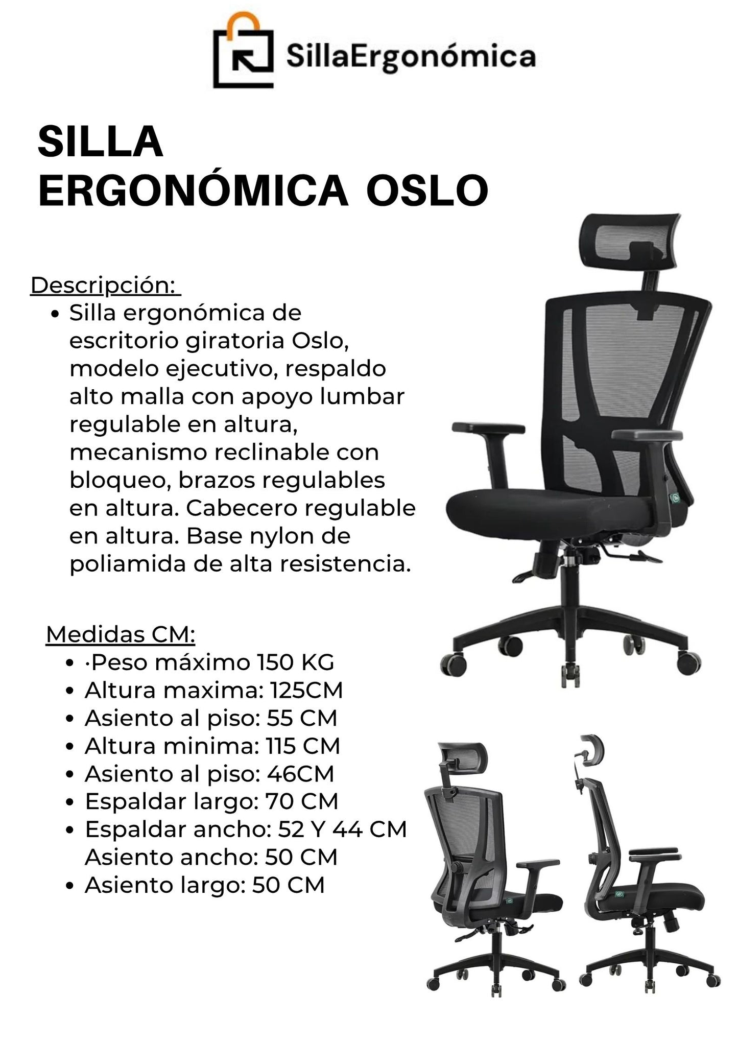 Silla De Escritorio Oslo