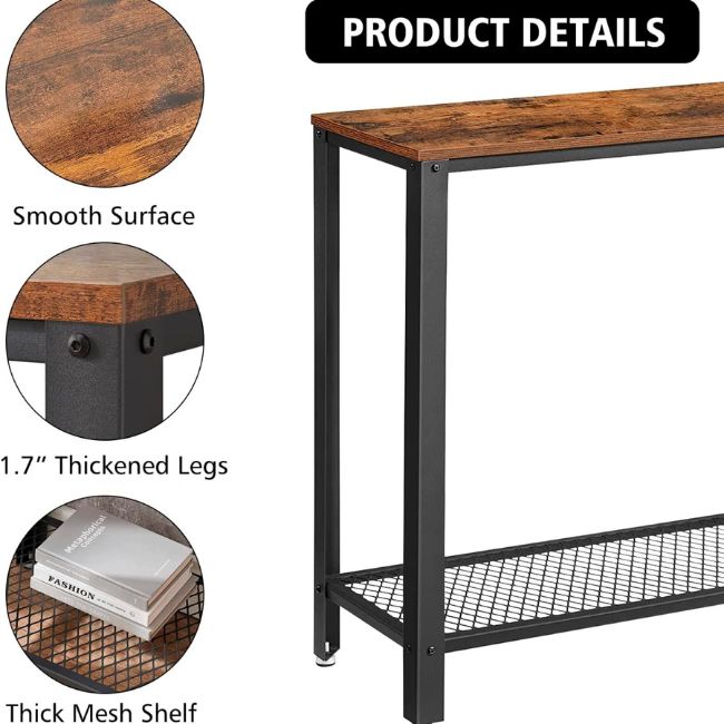 Arrimo Industrial Enrejado Vintage