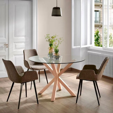 Mesa De Vidrio Redonda 120 cm