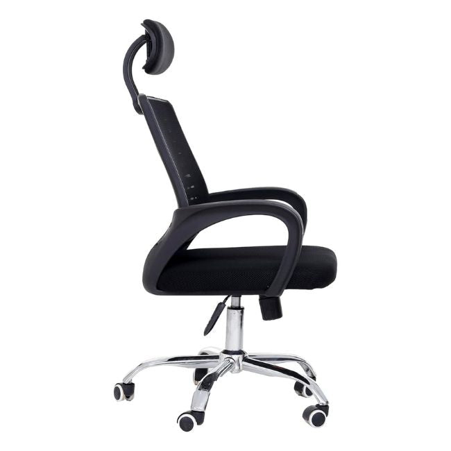 Silla De Escritorio Mesh Negra