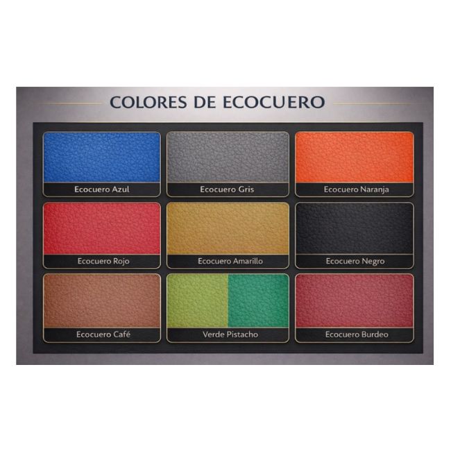 Silla Auditorio Tapizada Eco Cuero