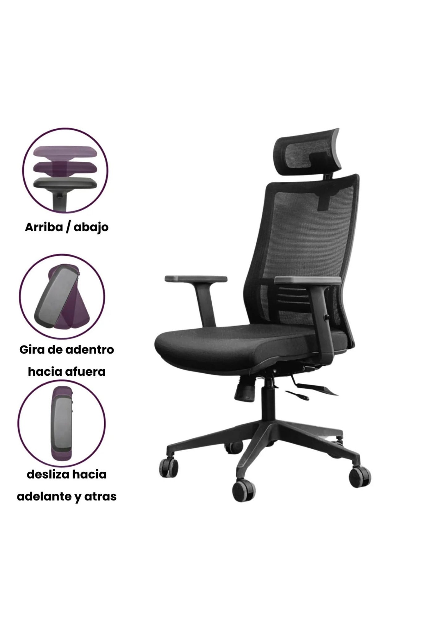 Silla Ergonomica De Escritorio Taylor 3D