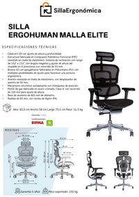 Silla Ergohuman Malla Elite