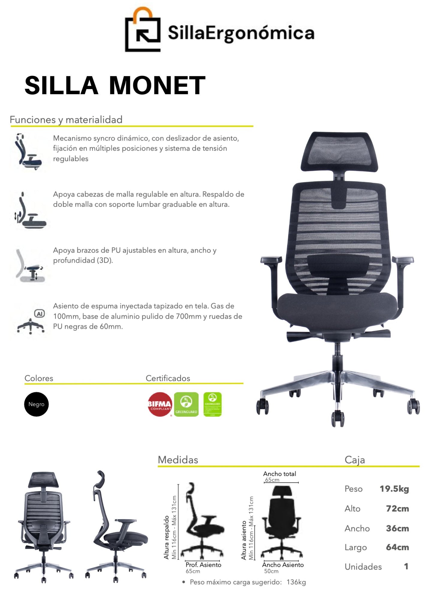 Silla Monet