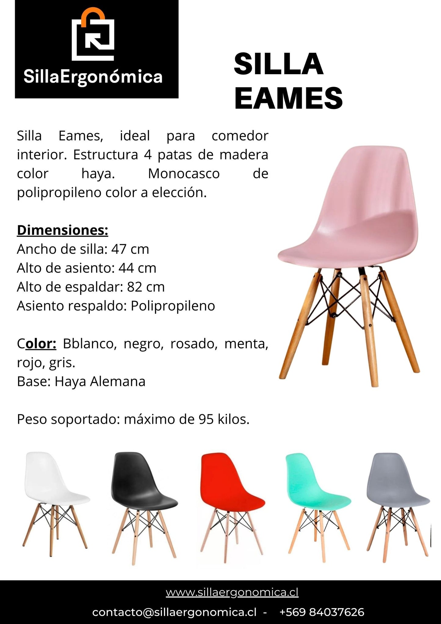 Silla Comedor Eames