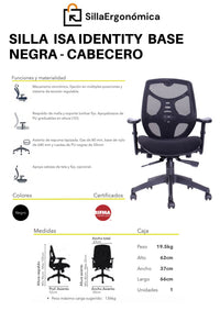 Silla De Escritorio Rodas Isa Identity