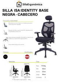 Silla De Escritorio Rodas Isa Identity