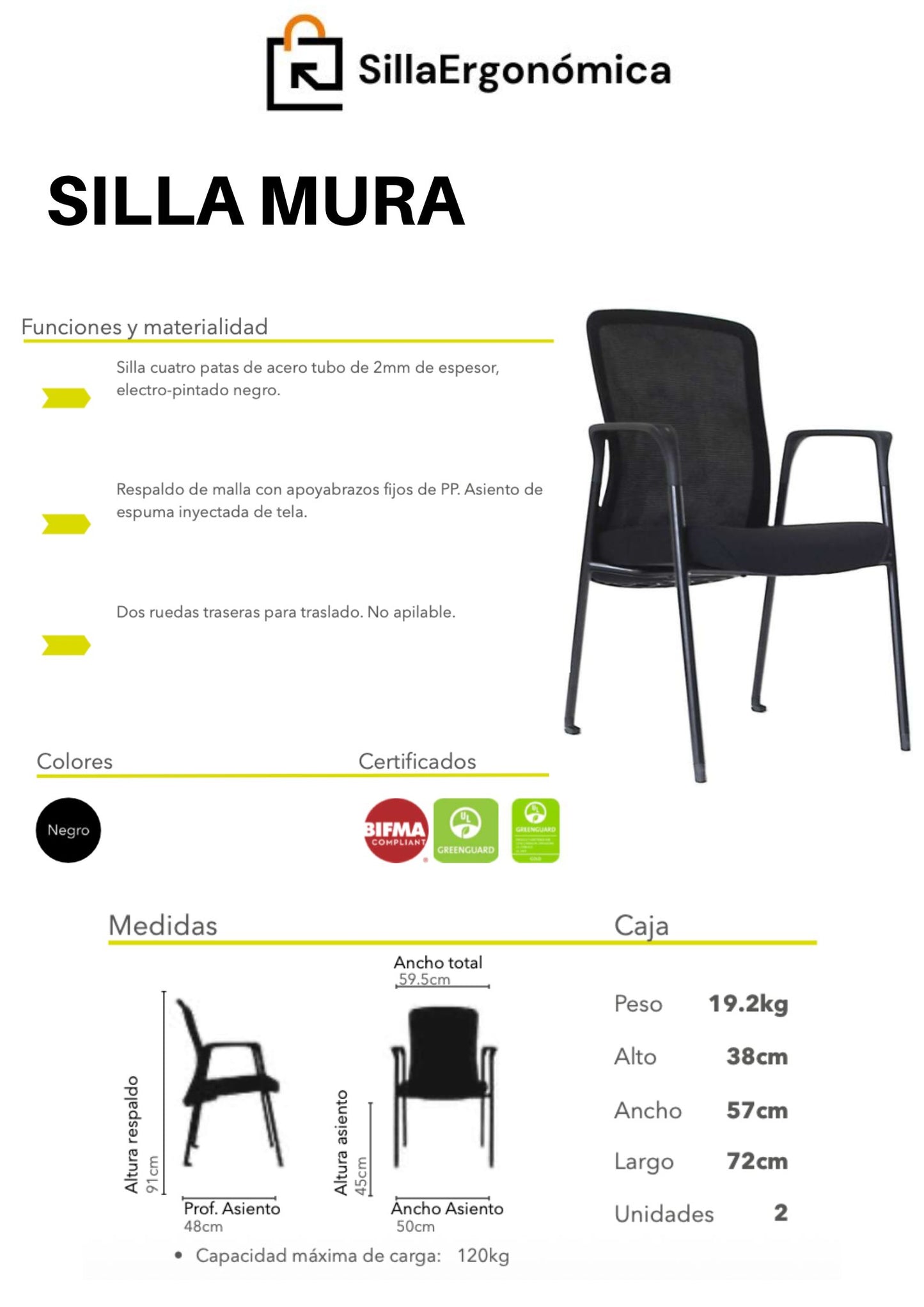 Silla Visita Reunión Mura