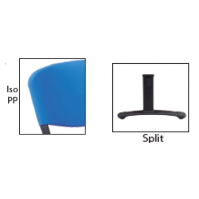 BANQUETA NOVA ISO 4 CUERPOS PATA SPLIT