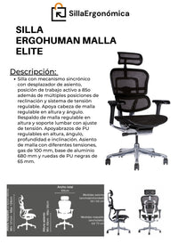 Silla Ergohuman Malla Elite