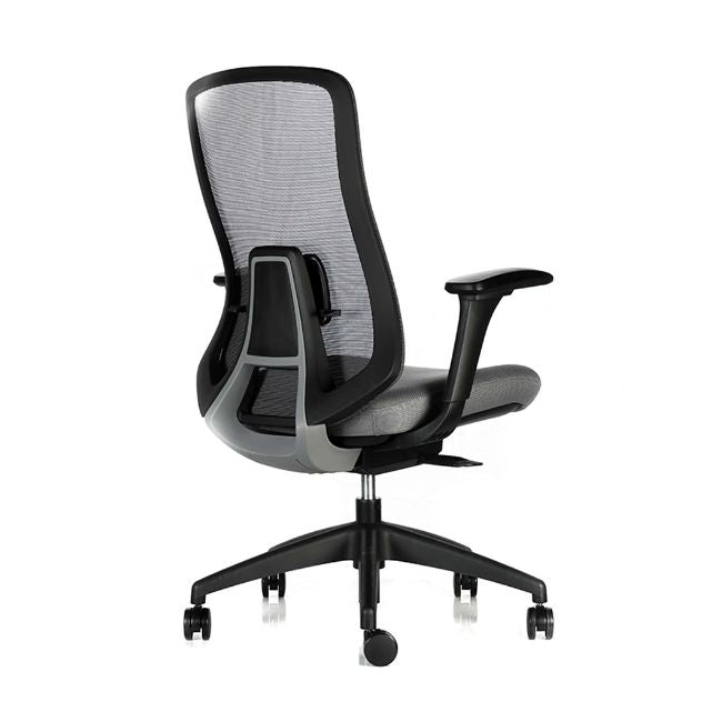 Silla Ejecutiva De Escritorio Allegra Malla Gris