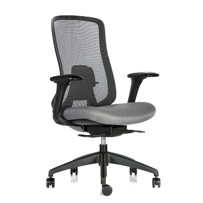 Silla Ejecutiva De Escritorio Allegra Malla Gris