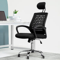 Silla De Escritorio Mesh Negra